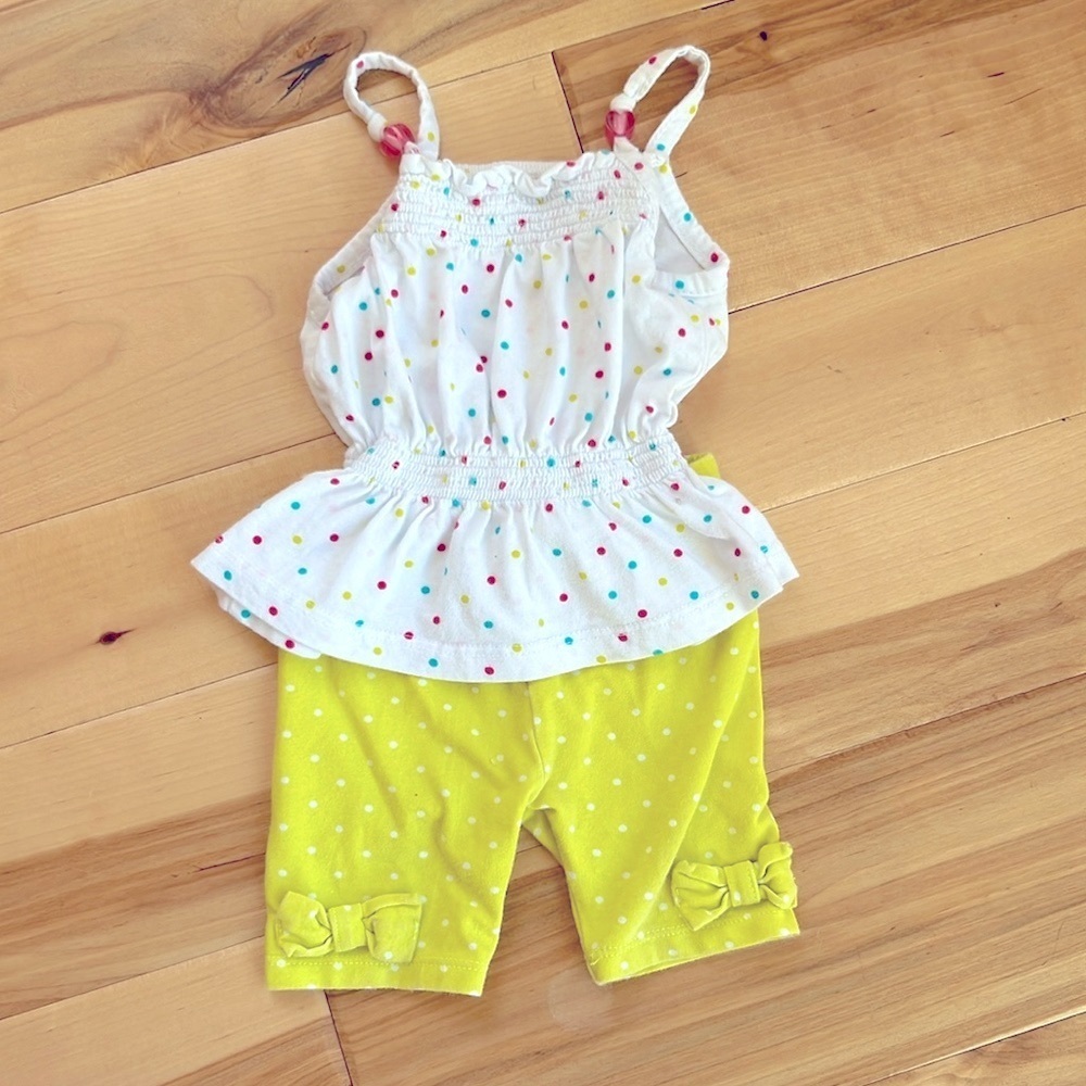 Koala Baby 6 Month Tank Top Shorts Set Polka Dot